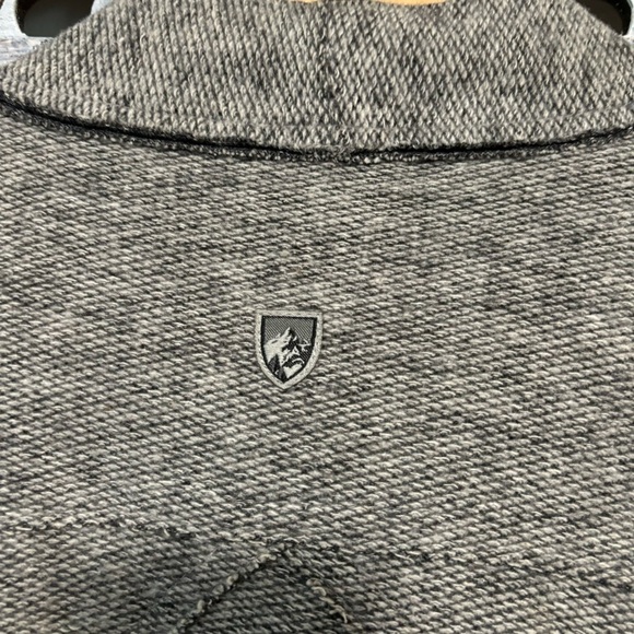 Kuhl Nova Gray Wool Blend Open Front Wrap Cardigan - Picture 5 of 10